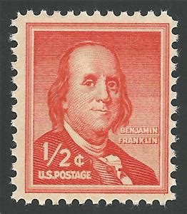 CLASSIC Benjamin Franklin 1/2 One Half Cent United States Postage Stamp ...