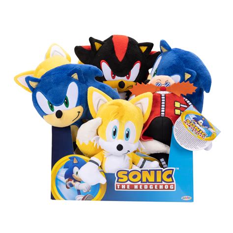 DEC237444 - SONIC THE HEDGEHOG 9IN BASIC PLUSH WV10 ASST - Previews World