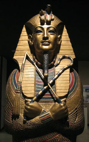 King Tut Statue | Reproduction, at the Rosicrucian Egyptian … | Flickr