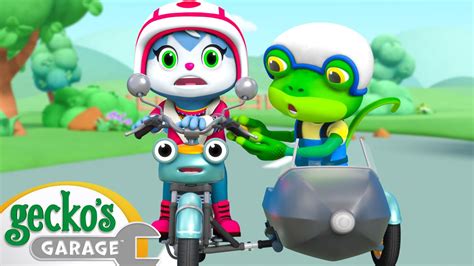 Runaway Motorcycle!! | FULL EPISODES | Gecko's Garage | Cartoons For Kids | Toddler Fun Learning ...