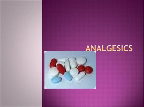 Analgesics. - ppt download