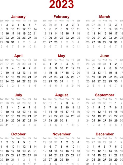 2023 calendar pdf word excel - 2023 calendar templates and images | free to print calendar 2023 ...