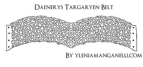 Daenerys Targaryen BELT PATTERN (Qarth Dress) Tutorial and HQ images ...