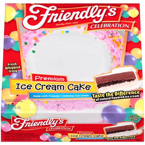 Friendlys Ice Cream Cake, Premium, Celebration | Shop | Lynn's Dakotamart