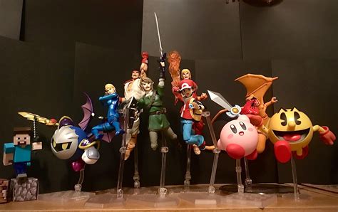 Here’s my current Smash Bros action figure collection! : r/SmashBrosUltimate