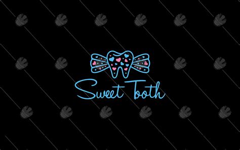 Premade Tooth Dentist Logo For Sale Sweet Tooth Logo - Lobotz LTD