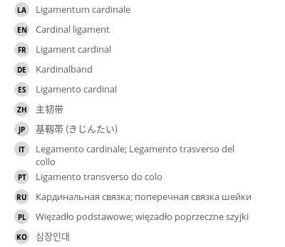 Cardinal ligament - e-Anatomy - IMAIOS