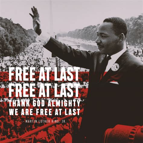 Mlk Quote Free At Last - Retha Charmane