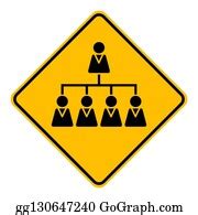 21 Hierarchy And Road Sign Clip Art | Royalty Free - GoGraph