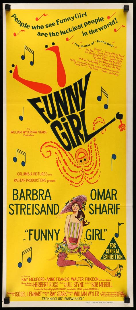 Funny Girl (1968) Original Australian Movie Poster - Original Film Art ...