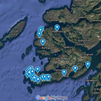 9 Maps of Mull including location finder and information - The Isle of Mull