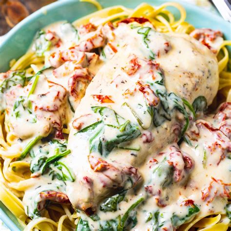 Slow Cooker Creamy Tuscan Chicken - Spicy Southern Kitchen