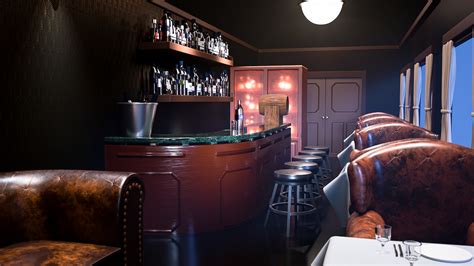 ArtStation - Train Bar