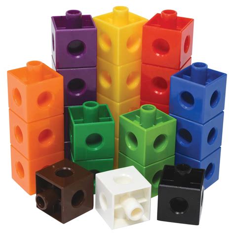 Amazon.com: edxeducation Linking Cubes - Set of 100 - Math ...