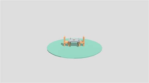 dinning table - Download Free 3D model by aditya12.133 [5d36e4b] - Sketchfab
