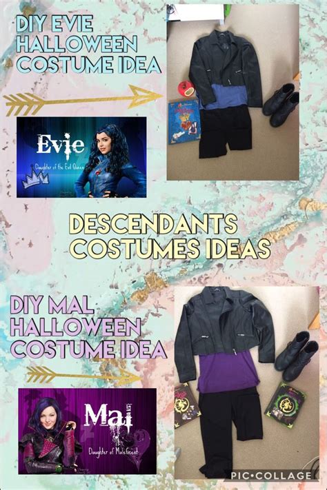 This is a sneak peak of my Mal and Evie halloween costume ideas for my ...