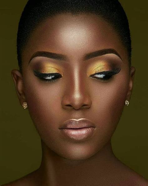 37 Best Eyeshadow Ideas For Dark Skin, 2020 | Siyah kız makyajı, Koyu ...