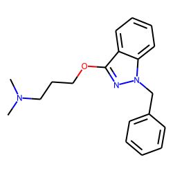 1-Propanamine, N,N-dimethyl-3-[[1-(phenylmethyl)-1H-indazol-3-yl]oxy]- (CAS 642-72-8) - Chemical ...