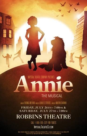 Annie poster for Theatre Avenue | Musical theatre posters, Broadway ...