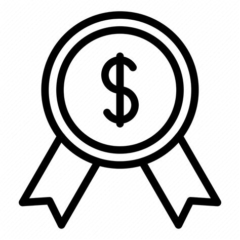 Award, badge, dollar, medal, money, reward icon - Download on Iconfinder