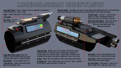 Mandalorian Gauntlet (Vambrace) Features by Ravendeviant on DeviantArt