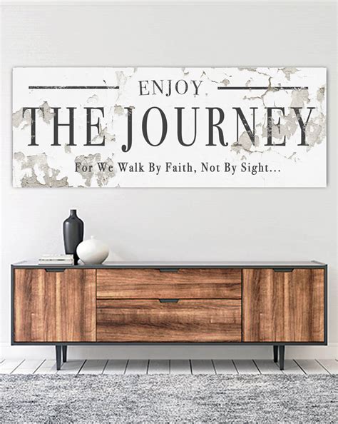 Enjoy the Journey Motivational Canvas Wall Art Print – Walls of Wisdom