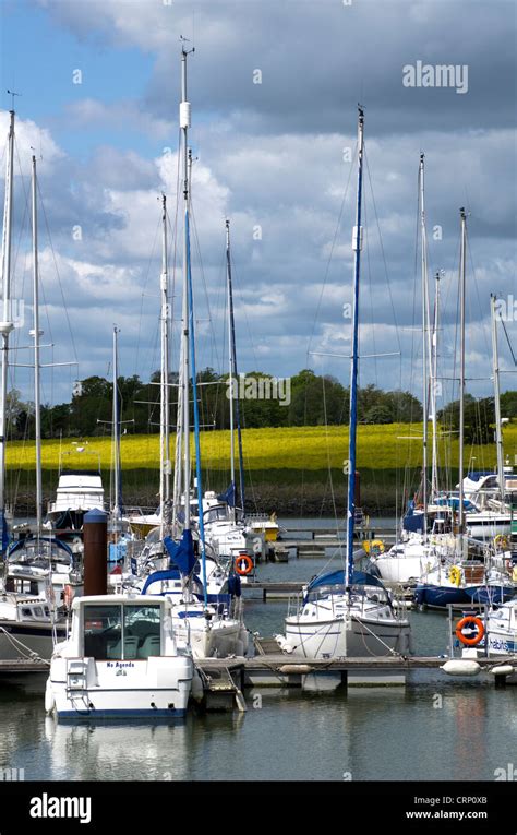 Burnham on Crouch Marina, Essex Stock Photo - Alamy