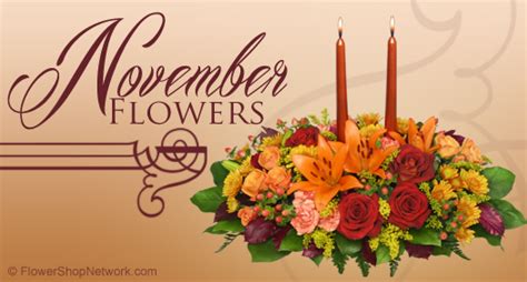 Say ‘Thanks’ With November Flowers