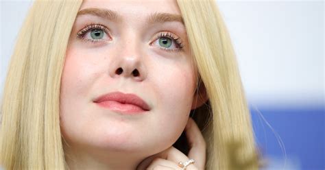 Elle Fanning Used Red Lipstick To Create This Bold Eye Look