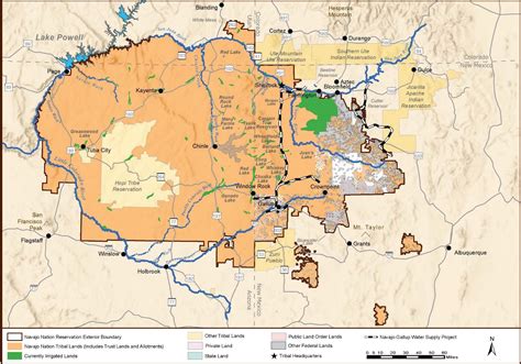 District Boundaries – Diné Nihi Kéyah Project – Navajo Nation Land HIstory, Law and Custom