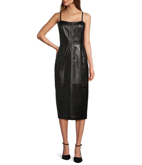 Antonio Melani Kim Sheath Leather Dress | Dillard's