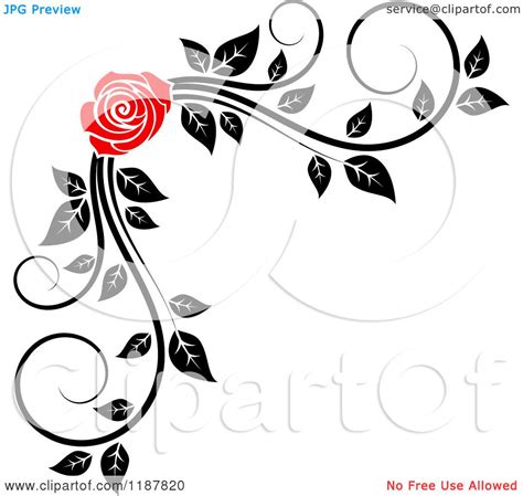 Black And White Rose Border Clip Art | Clipart Panda - Free Clipart ...