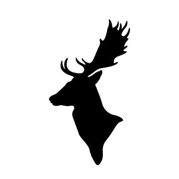 Deer Profile Silhouette