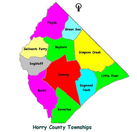 Map Of Horry County Sc - Map Of West