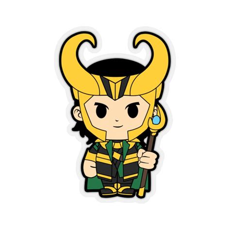 Loki chibi sticker/Loki Series/Loki Fans/God of Mischief/Tom | Etsy