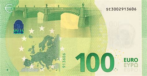 2019 new €100 and €200 euro banknotes - EUROPA series | Banconota, Europa, Numismatica