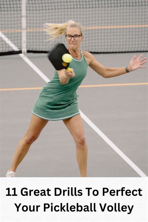 11 Great Drills To Perfect Your Pickleball Volley | Pickleball, Volley, Drill