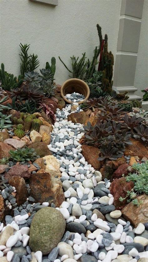 Front Yard Landscaping With River Rock : Top 50 Best River Rock ...