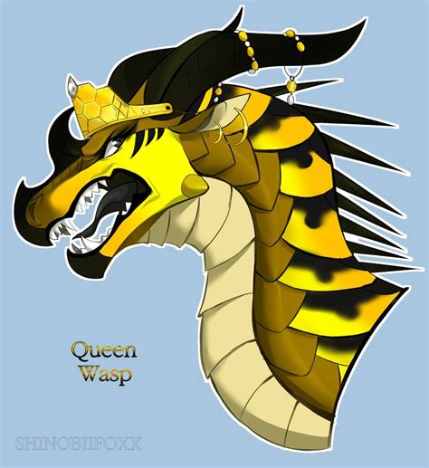 Queen Wasp by Shinobiifoxx on DeviantArt | Wings of fire dragons, Wings of fire, Fire art