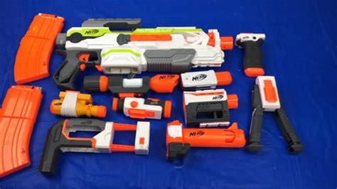 Nerf Modulus with Attachments Toy Blaster Nerf Blaster - YouTube