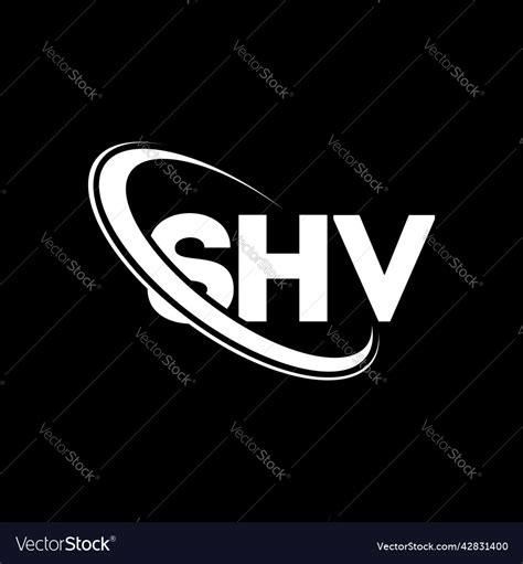 Shv logo letter design Royalty Free Vector Image