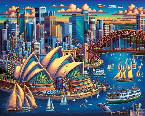 Sydney Opera House - Fine Art | Dowdle Folk Art