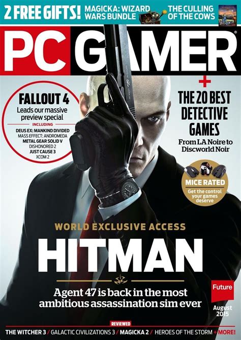 PC Gamer UK - Nr 281, 2015 | Pc gamer, Pc gamer magazine, Detective game