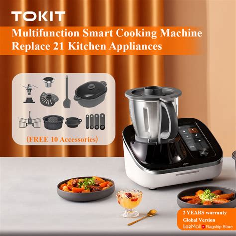 TOKIT Omni Cook Robot All-in-1 Cooker with 21 Cooking Functions Built ...