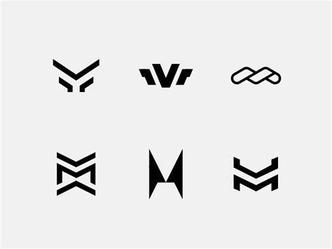 M monogram - Logo concepts by Emile Feij on Dribbble