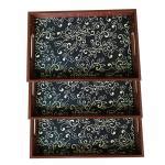 Buy Angira Handicrafts Wooden Serving Tray (Set of 3) Online at Best Prices in India - JioMart.