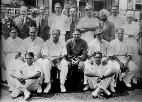 Group photo of the first Indian Test cricket team to tour England at ...