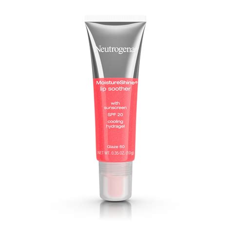 Neutrogena MoistureShine Lip Soother Gloss, SPF 20, Glaze 60,.35 oz - Walmart.com | Neutrogena ...