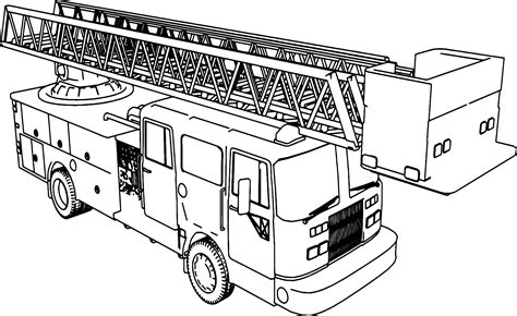 Firetruck Drawing at GetDrawings | Free download