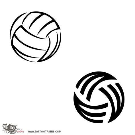 Volleyball. Friendship. This tattoo was inspired by a request from Laura and Valentina who were ...